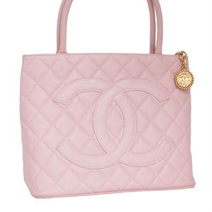 Chanel Tote Bag Caviar Skin Pink